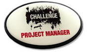 Oval Name Badge - by AJ Parkes