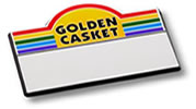 Oval Top Name Badge