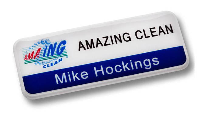 Prestige Name Badge 30mm