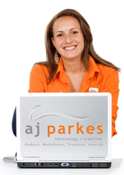 AJ Parkes free quote name-badge request