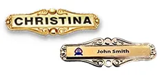 Metal Name Badge B8